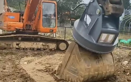 Ímã da máquina escavadora