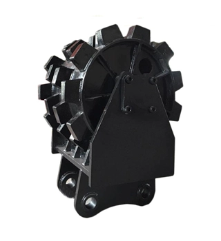Roda de compactação escavadeira