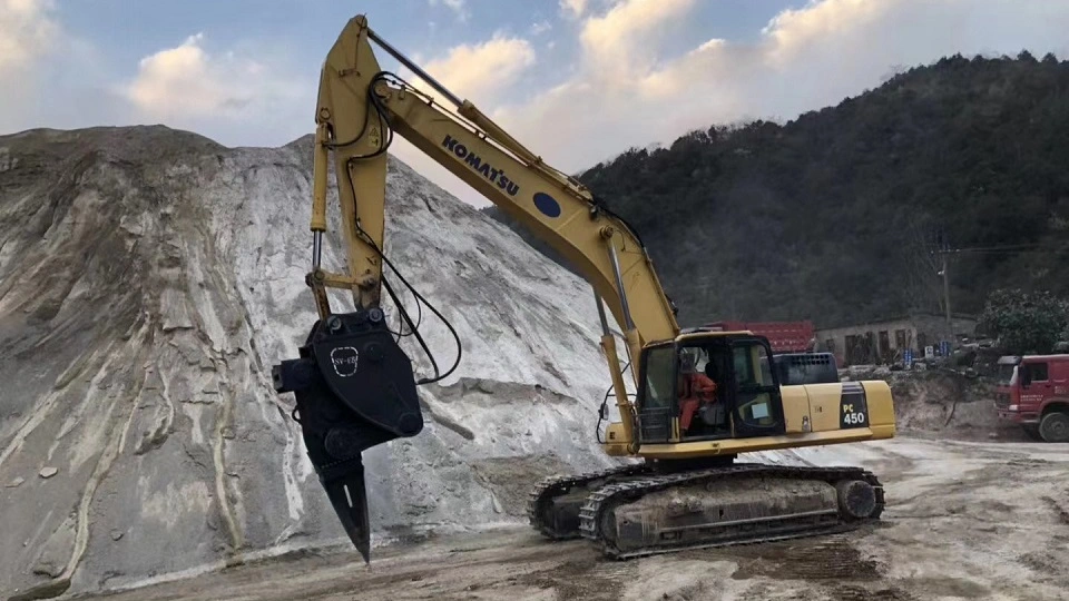 Como o SC aprimora os acessórios da escavadeira Komatsu