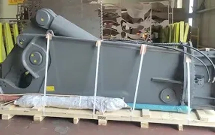 Cisalhamento hidráulico com um cilindro 1