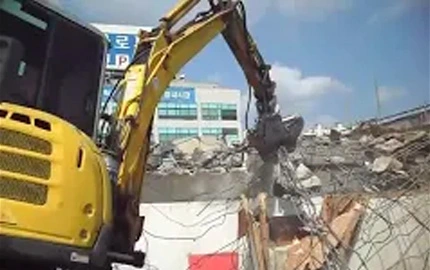 Pulverizador de demolição para mini escavadeira 2