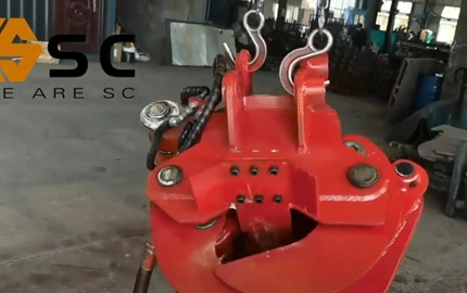 Tesoura de árvore para mini escavador de 1 a 4 toneladas